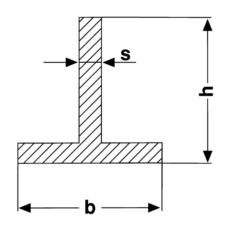 thyssenkrupp T-Profil Aluminium 30 x 30 x 3 mm in 1500 mm Länge | Aluprofil | Alu | T-Metall | EN AW-6060 – Bild 5