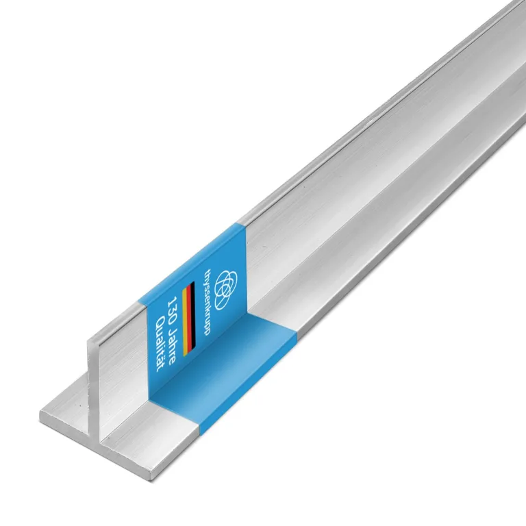 thyssenkrupp T-Profil Aluminium 30 x 30 x 3 mm in 1500 mm Länge | Aluprofil | Alu | T-Metall | EN AW-6060 – Bild 1