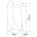 Grindi - Tomaten Gewächshaus, Foliengewächshaus mit PVC Folie und Fernster, Transparent, 100x50x170cm, Gewächshaus Klein, Garten, Balkon,Winterfest Tomatenhaus für Optimales Pflanzenwachstum - Thumbnail 9