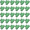 SagaSave 30 Stück Gewächshaus-Klemmen, 19 mm, Garten-Hoop-Clips, Pflanzenclips, Filmreihenabdeckung, Netz-Tunnel-Clips, Rahmen, Schattierung, Netzstab-Clip in Grün – Bild 2