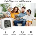 Flintronic Mini LCD Thermometer, 6 Stück Digital Thermometer Innen, Hygrometer Innen, Thermometer Hygrometer, Kabelloses, Luftfeuchtigkeit Meter für Babyzimmer Wohnzimmer Büro Gewächshaus(Weiß) - Thumbnail 4