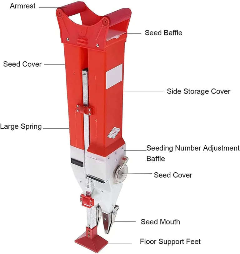 GemüSepflanzmaschine, Manuelle Langem Griff SäMling Pflanzmaschine, Grüne Zwiebel Rettich Rüben Salat Transplanter, für Garten,Hof,GewäChshaus – Bild 2