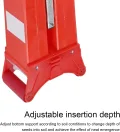 GemüSepflanzmaschine, Manuelle Langem Griff SäMling Pflanzmaschine, Grüne Zwiebel Rettich Rüben Salat Transplanter, für Garten,Hof,GewäChshaus - Thumbnail 3