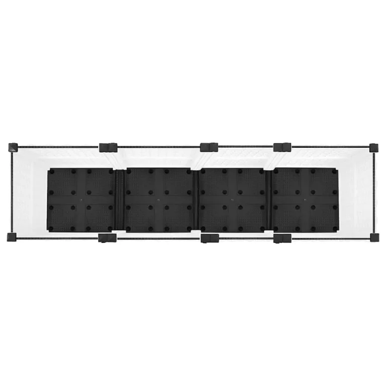 vidaXL Hochbeet, Kräuterbeet Gemüsebeet zum Selber Bauen, Blumenkasten im Rattan-Look, Pflanzkasten für Garten Terrasse Balkon, Polypropylen – Bild 8