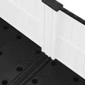 vidaXL Hochbeet, Kräuterbeet Gemüsebeet zum Selber Bauen, Blumenkasten im Rattan-Look, Pflanzkasten für Garten Terrasse Balkon, Polypropylen - Thumbnail 5