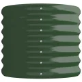 vidaXL Hochbeet, Wetterfestes Hochbeet für Garten Balkon Terrasse, Kräuterhochbeet zum Selber Bauen, Pflanzkasten aus Metall, Verzinkter Stahl Grün - Thumbnail 6