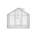Aluminium Gewächshaus Glas 640x220 cm - Gewächshäuser Groß - Treibhaus Gewächshaus mit Fundament - Glashaus Tomaten - Gewaechshaus 14,3m2 - Greenhouse Outdoor - 6 mm Platten - Thumbnail 2
