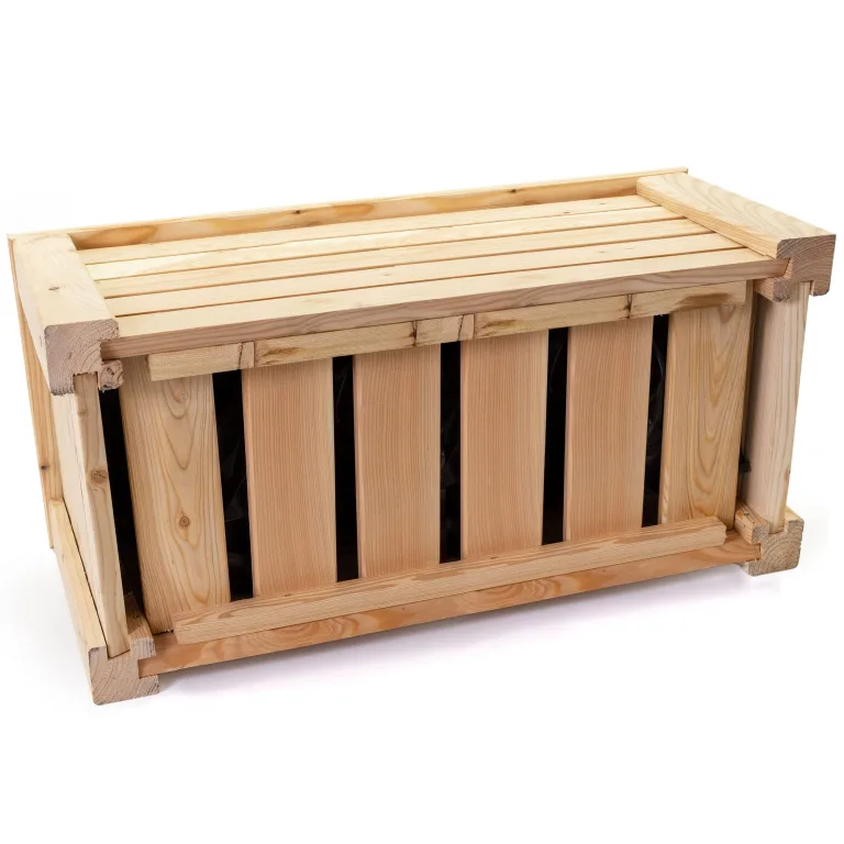 Pflanzkasten Lärche Primus 100 x 40 x 40 cm, für Außenbereich – Bild 4