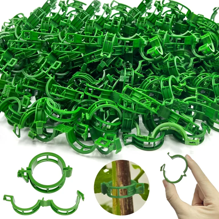 250 Stück Pflanzenclips,Tomatenclips Verbinden,Kunststoff Tomatenclips,Pflanzenklammern,Ranken Clips,Pflanzen Sicherung,Tomatenclips Verbinden Pfeffer Gurke Reben Ideal,für Pflanzen Sicherung – Bild 8
