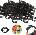 250 Stück Pflanzenclips,Tomatenclips Verbinden,Kunststoff Tomatenclips,Pflanzenklammern,Ranken Clips,Pflanzen Sicherung,Tomatenclips Verbinden Pfeffer Gurke Reben Ideal,für Pflanzen Sicherung - Thumbnail 9