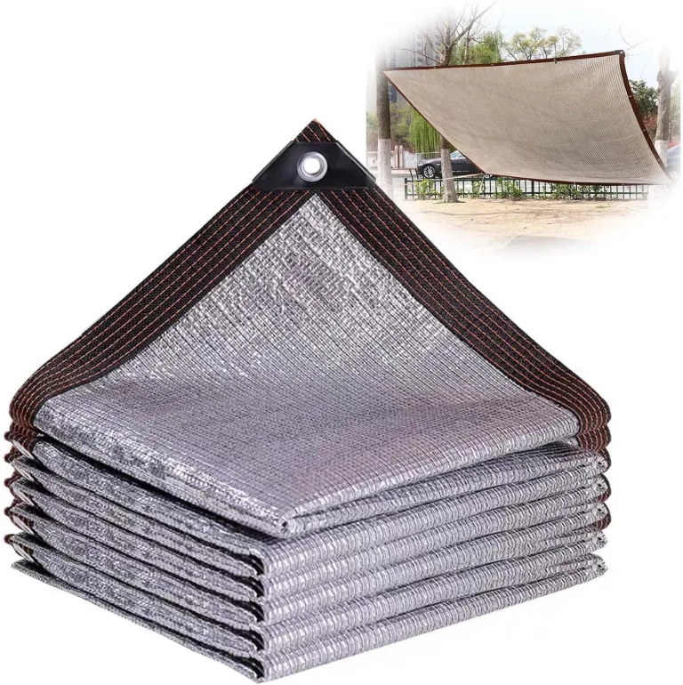 99% Aluminium-Schattennetz, Reflektierend, Terrasse Schattiernetz Gewächshaus, Hitzeschutz 3x4m (3mx4m) – Bild 1