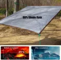 99% Aluminium-Schattennetz, Reflektierend, Terrasse Schattiernetz Gewächshaus, Hitzeschutz 3x4m (3mx4m) - Thumbnail 3