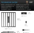 AC Infinity IONFRAME EVO8 LED Grow Light 730 W für 150 x 150 cm Grow Zelte, mit 2688 Samsung LM301H EVO LEDs und Vollspektrum-Licht für Indoor-Grow & Gewächshaus - Thumbnail 8
