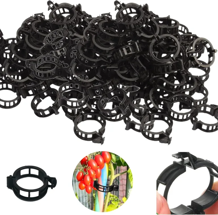 250 Stück Pflanzenclips,Tomatenclips Verbinden,Kunststoff Tomatenclips,Pflanzenklammern,Ranken Clips,Pflanzen Sicherung,Tomatenclips Verbinden Pfeffer Gurke Reben Ideal,für Pflanzen Sicherung – Bild 1