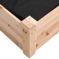 vidaXL Hochbeet mit Einsatz 120x45x25 cm Massivholz Tanne - Thumbnail 5