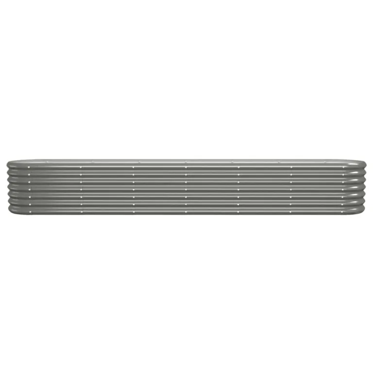 vidaXL Hochbeet Verzinkter Stahl 260x40x36 cm Grau – Bild 5