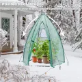 Ohuhu gewächshaus Foliengewächshaus, PE Halbtransparente Tomatengewächshaus 160x180 cm für Pflanzen Wetterfest Mehrzwecktreibhaus Pflanzenhaus Grün - Thumbnail 5