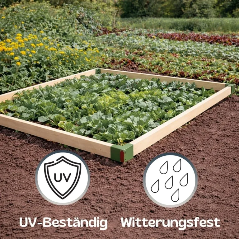 Eckverbindungen 4 Stück für Frühbeet Holzverbinder Beetecken Frühbeet Eckverbinder für Holzlatten Beet Eckpfeiler Beetumrandung Verbindungsstücke Halter – Bild 8