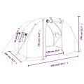 vidaXL Gewächshaus, Foliengewächshaus mit Stahlrahmen, Tomatengewächshaus mit Reißverschlusstür Fenstern, Treibhaus Folientunnel Frühbeet, Weiß 6m² 3x2x2m - Thumbnail 3