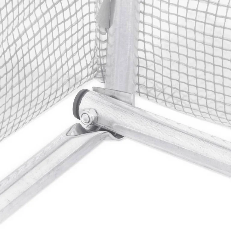 vidaXL Gewächshaus mit Stahlrahmen Weiß 12 m² 4x3x2 m – Bild 8