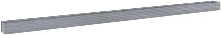 vidaXL Hochbeet, Wetterfest Pflanzkasten mit viel Platz, Pflanzkübel Blumenkasten für Balkon Garten, Blumenkübel Gemüsebeet, 960x50x36 cm Cortenstahl – Bild 9
