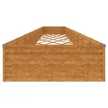 vidaXL Hochbeet, Wetterfest Pflanzkasten mit viel Platz, Pflanzkübel Blumenkasten für Balkon Garten, Blumenkübel Gemüsebeet, 960x100x36 cm Cortenstahl - Thumbnail 9