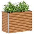 vidaXL Garten-Hochbeet 100 x 50 x 69 cm Cortenstahl - Thumbnail 10