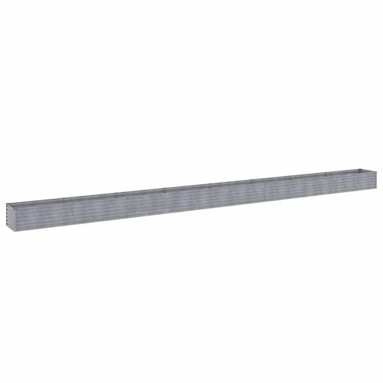 vidaXL Hochbeet, Wetterfest Pflanzkasten mit viel Platz, Pflanzkübel Blumenkasten für Balkon Garten, Blumenkübel Gemüsebeet, 770x50x36 cm Cortenstahl – Bild 8