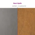 vidaXL Hochbeet, Wetterfest Pflanzkasten mit viel Platz, Pflanzkübel Blumenkasten für Balkon Garten, Blumenkübel Gemüsebeet, 770x50x36 cm Cortenstahl - Thumbnail 5