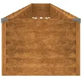 vidaXL Hochbeet, Wetterfest Pflanzkasten mit viel Platz, Pflanzkübel Blumenkasten für Balkon Garten, Blumenkübel Gemüsebeet, 770x50x36 cm Cortenstahl - Thumbnail 9
