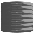 vidaXL Hochbeet, Wetterfestes Hochbeet für Garten Balkon Terrasse, Kräuterhochbeet zum Selber Bauen, Pflanzkasten aus Metall, Verzinkter Stahl Anthrazit - Thumbnail 6