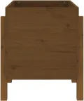 vidaXL Pflanzkübel, Holz Pflanzkasten für Gemüse Blumen Kräuter, Hochbeet für Balkon Garten Terrasse, Blumenkasten Blumenkübel, Honigbraun Massivholz Kiefer - Thumbnail 8
