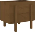 vidaXL Pflanzkübel, Holz Pflanzkasten für Gemüse Blumen Kräuter, Hochbeet für Balkon Garten Terrasse, Blumenkasten Blumenkübel, Honigbraun Massivholz Kiefer - Thumbnail 9