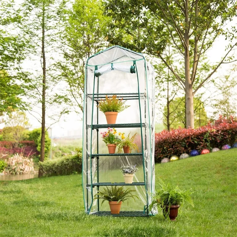 Tomatengewächshaus, Anzucht Gewächshaus, Platzsparend Anzucht Treibhaus, Überwinterungszelt Für Pflanzen Garten, Balkon Wassdicht Windfest, Für Kleine Gärten, Balkone, Terrassen – Bild 3