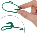 com-four® 120x Rispenhaken, Tomatenhaken, Pflanzenklemmen J-Haken - Rankhilfen für Kletterpflanzen - Pflanzenhaken für Rankgewächse - Stützklammern für Tomaten, Pflanzenclips, Tomatenclips - Thumbnail 7