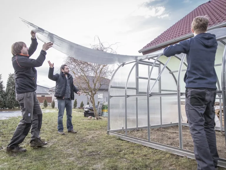 Gewächshaus KLASIKA 12 (3x4m) mit fundamenten und 6mm Polycarbonat – Bild 3