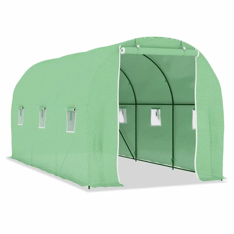 ARKEM Gewächshaus 9 m² 4,5x2x2 m GewäChshaus Winterfest ZimmergewäChshaus Deko-GewäChshaus – Bild 2