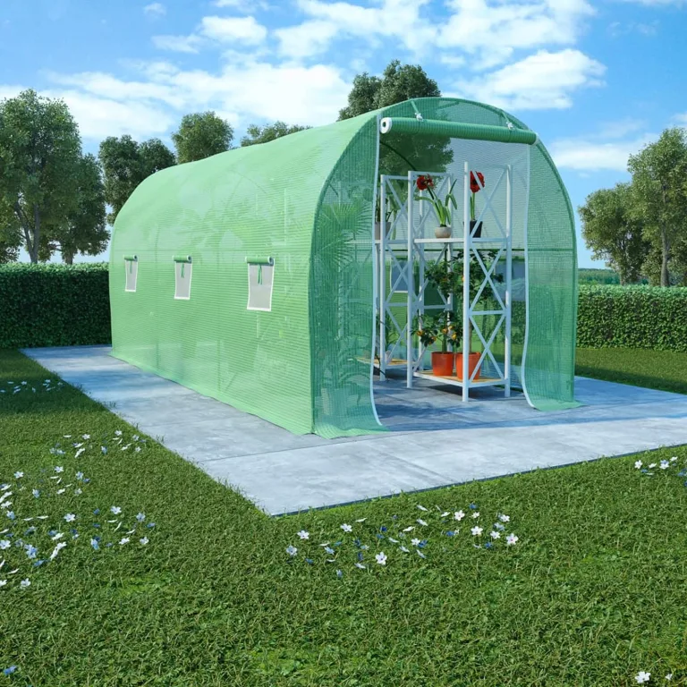 ARKEM Gewächshaus 9 m² 4,5x2x2 m GewäChshaus Winterfest ZimmergewäChshaus Deko-GewäChshaus – Bild 1