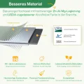 Hochbeet aus Metall 240x60x43 cm - Modulares 9-in-1 Hochbeete-Kit - Rostfreie Hochbeete für Garten aus Premium Zn-Al-Mg Stahl - Min. 20 Jahre Lebensdauer - 43 cm Hoch Gemüsebeet, Anthrazit - Thumbnail 4