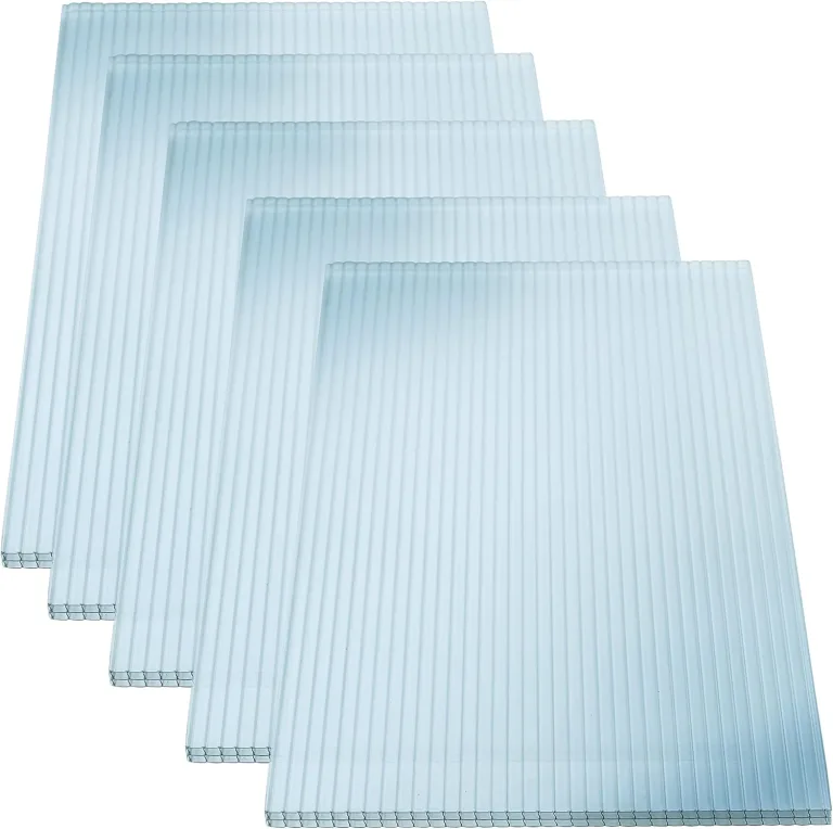 KAISER plastic® 4x Doppelstegplatten Polycarbonat 16/20-98x200 cm (7,84 m²) Klar & UV-beständig - Hohlkammerplatten Xtra Strong - Stegplatten für Dach, Gewächshaus, Carport – Bild 8
