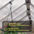 50x Gewächshausclips mit hoher Tragkraft, Stabile Pflanzenhalter, Aufhängevorrichtungen für Gewächshaus, Perfekte Ösen Rankhilfe Clips Kunststoff, für Ihr Gewächshaus und Paradies - Thumbnail 4