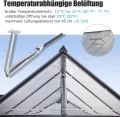Goture Automatischer Entlüftungsöffner, automatischer Gewächshaus-Fensteröffner, Zylinder-Dach-Entlüftungsöffner, Autovent-Set, solarwärmeempfindliche Gartengeräte, Zubehör B - Thumbnail 2