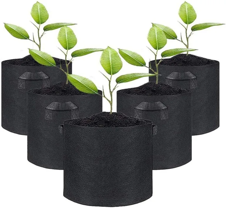 König Design 40x 10L Pflanzsack aus Vlies Stoff - 40er Set 10L Pflanztaschen aus 300 g/m² Filz & Vliesstoff - Pflanzgefäß Pflanzbeutel für Balkon Terrasse Gewächshaus & Garten – Bild 9