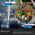 KESSER® 14x Polycarbonat Hohlkammerstegplatten 4mm | 10,25m² Doppelstegplatte - 60,5 x 121 | Stegplatten UV-beständig Für Gewächshaus Gartenbau Carports | 50xKlammern, 50xZ-Clips & 30xGewächshausclips - Thumbnail 5
