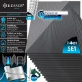 KESSER® 14x Polycarbonat Hohlkammerstegplatten 4mm | 10,25m² Doppelstegplatte - 60,5 x 121 | Stegplatten UV-beständig Für Gewächshaus Gartenbau Carports | 50xKlammern, 50xZ-Clips & 30xGewächshausclips - Thumbnail 3