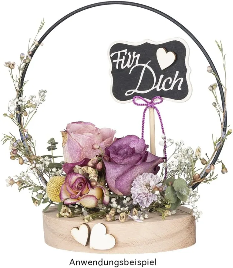Ideen mit Herz Pflanzenschilder aus Holz mit beschreibbarer Tafel | Holzschilder für Hochbeet, Garten und Pflanzen | Stecketikett für Gemüse- und Kräutergarten | Gewächshaus | 18cm hoch | 30 Stück – Bild 6