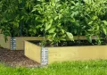 Holz Hochbeetrahmen Natur stapelbar - 120 x 80 cm - Hochbeet Stecksystem erweiterbar - Gemüsebeet Blumenbeet Frühbeet Palettenrahmen Stapelrahmen steckbar für den Außenbereich - Thumbnail 5