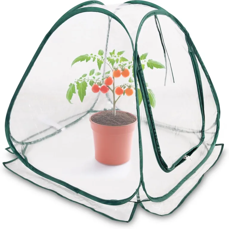 Spetebo Pop-Up Folien Frühbeet - 250 x 110 cm - Anzucht Treibhaustunnel - Gewächshaus Beetabdeckung Treibhaus Abdeckung für Gemüsebeet Pflanzen Winterschutz – Bild 7