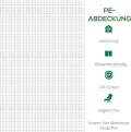 Outsunny Gewächshausfolie 3 x 2 m, wasserdicht Polyethylenfolie mit Rolltür, 6 Fenster, UV Schutz, Reißfest Gartenfolie Abdeckplane für Folientunnel Gartenarbeit, Tunnelfolie für Außenbereich Weiß - Thumbnail 5