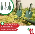 Hochbeet/Frühbeet – mit Abdeckhaube/Wasseranzeige – aus robustem Kunststoff – ideal für Garten/Terrasse/Balkon – Kräuterhochbeet zur Anzucht – Pflanzkasten inkl. Gartenwerkzeug (Grau) - Thumbnail 6